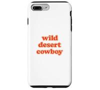 Wild Desert Cowboy Retro Western Typography Graphic Coque pour iPhone 7 Plus/8 Plus