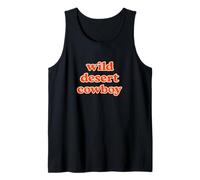 Wild Desert Cowboy Retro Western Typography Graphic Débardeur