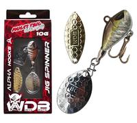 Wild Devil Baits Multi Tail Spin Jig Leurre de pêche à tête plombée Jig Spinner