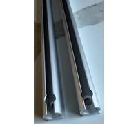 Wild Earth Lot de 2 rails de store universels pour caravane, camping-car, 1,2 m x 2 = 2,4 m au total