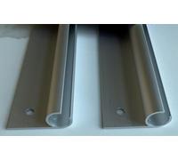 WILD EARTH Lot de 2 rails universels pour auvent de caravane, camping-car, 1,2 m x 2 = 2,4 m, base plate totale pour camping-car, caravane, camping-car