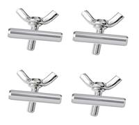 WILD EARTH Lot de 4 butées de rail pour auvent de caravane, camping-car, auvent