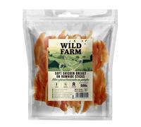 WILD FARM Filet de poulet sur bâtonnet 500 g friandise pour chien