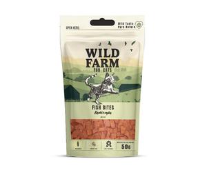 WILD FARM Morceaux au poisson 50 g friandise pour chat