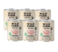 WILD FARM Pâté de poulet 6x800 g de nourriture pour chien sans gluten