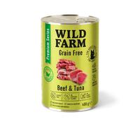 WILD FARM Premium Grain Free Beef and Tuna 400g - nourriture pour chat sans céréales