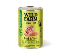 WILD FARM Premium Grain Free Lamb and Trout 6x400g - aliment sans céréales pour chat