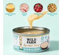 WILD FARM Special Soup 80 g stérilisée - une soupe savoureuse - favorise une bonne hydratation
