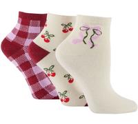 Wild Feet Wild Feet Cream Cropped Ankle Socks