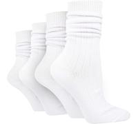 Wild Feet Wild Feet White Textured Detail Crew Socks