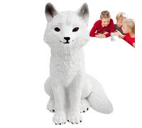 Wild Fox Desk Figurine - Collection Animal Figure, Modèle réaliste pour école, bureau, maison, intérieur et extérieur | Novelty Prop, Bookshelf Decor, Accessory, Photography, Study Room, Classroom