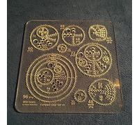 Wild Gears Ensemble compact original et authentique - Spirographe pour adultes - Fabriqué au Canada par Aaron Bleakley