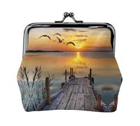 Wild Goose by The Bridge - Porte-monnaie en cuir imprimé pour homme et femme