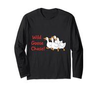 Wild Goose Chase! Dicton Sarcastique Amusant caneton Manche Longue