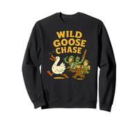 Wild Goose Chase - Funny Cryptid Alien Bigfoot Conspiracy Sweatshirt