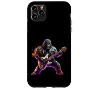 Wild Gorilla Rocker Jouant de la Guitare électrique Musicien Coque pour iPhone 11 Pro Max