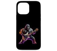 Wild Gorilla Rocker Jouant de la Guitare électrique Musicien Coque pour iPhone 13 Pro Max