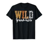 Wild Grand-Hero Animal Pattern Père Earth Day T-Shirt