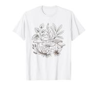 Wild Greens Forager Harvests Nettles Dandelions Clover T-Shirt