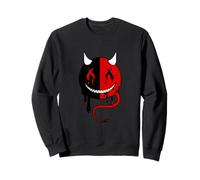 Wild Halloween Hell Devil Club Illustration Graphic Designs Sweatshirt