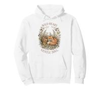 Wild Heart Gentle Soul Woodland Fox Nature Sweat à Capuche