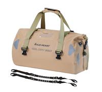 WILD HEART - Sac de Sport étanche avec Coutures soudées pour Kayak, Camping, Bateau ou Moto Sac de Voyage étanche PVC500D avec Sangle et Poche intérieure 40L 66L 100L