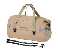 WILD HEART - Sac de Sport étanche avec Coutures soudées pour Kayak, Camping, Bateau ou Moto Sac de Voyage étanche PVC500D avec Sangle et Poche intérieure 40L 66L 100L