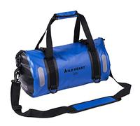 WILD HEART Sac de Voyage étanche 20L 30L 40L avec Coutures soudées Bretelles, Poche en Filet pour Kayak, Camping, Navigation de Plaisance, vélo, Moto… (Bleu, 30L)