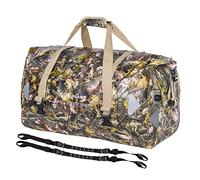 WILD HEART Sac de Voyage étanche PVC500D avec Corde et Poche Intérieure 40L 66L 100L pour Kayak, Camping, Navigation de Plaisance, Moto (Feuilles d'automne, 40L)
