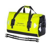 WILD HEART Sac de Voyage étanche PVC500D avec Corde et Poche Intérieure 40L 66L 100L pour Kayak, Camping, Navigation de Plaisance, Moto (Vert Fluorescent, 40L)