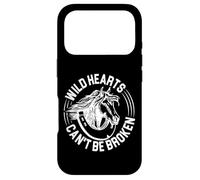 Wild Hearts Cent Be Broken Horses sautant et équitation Coque pour iPhone 17 Pro