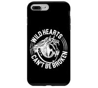Wild Hearts Cent Be Broken Horses sautant et équitation Coque pour iPhone 7 Plus/8 Plus