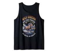Wild Horizon Free Spirit Cheval rétro style western Débardeur