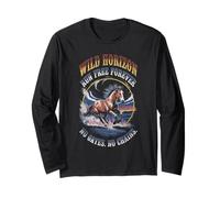 Wild Horizon Free Spirit Cheval rétro style western Manche Longue