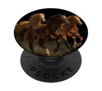 Wild Horse Retro Vintage 80s 90s Western Grunge Graphic PopSockets PopGrip Adhésif