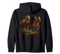 Wild Horse Retro Vintage 80s 90s Western Grunge Graphic Sweat à Capuche