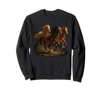 Wild Horse Retro Vintage 80s 90s Western Grunge Graphic Sweatshirt