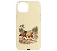 Wild Horse Vintage Western Graphic Equitation Nature Coque pour iPhone 15 Plus