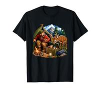 Wild Hunter Deer Camping Outdoor Survival T-Shirt