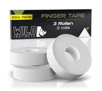 Wild Instincts® Fingertape Sport Set de 3 pièces/Strap Doigt/Boulder Tape/Accessoires d'escalade/Volleyball Tape/Handball Tape/Finger Tape Sport/Cadeau de bloc/Bande de Doigt