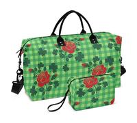 Wild Irish Rose St Sac de sport avec trousse de toilette pour voyage multifonction