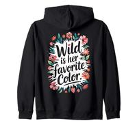 Wild is Her Favorite Color Festival de la Liberté des Femmes Sweat à Capuche