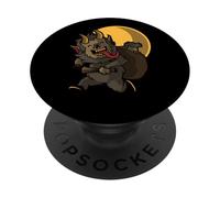 Wild Kids German Christmas Krampus Monster Evils Horror Fun PopSockets PopGrip Adhésif