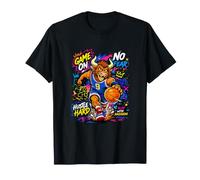 Wild Legend Basketball Player with Graffiti Graphic Quotes T-Shirt