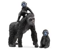 Wild Life Famille De Gorilles Des Plaines Noir TU