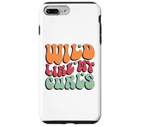 Wild Like My Curls, jolis cheveux bouclés amusants Coque pour iPhone 7 Plus/8 Plus