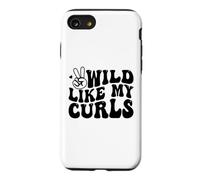 Wild Like My Curls, Jolis Cheveux bouclés Amusants Coque pour iPhone SE (2020) / 7/8