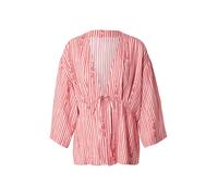 WILD LOVERS Chemise de nuit 'FLOR' rouge / blanc, Taille XS