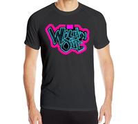Wild 'N Out Men's Novelty Quick Dry Crew Neck Short Sleeve Tee Manches Courtes(3X-Large)