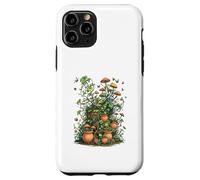 Wild Nature Garden with Mushrooms and Cracked Pots Coque pour iPhone 11 Pro